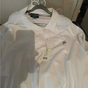 Psycho Bunny Men's Classic White Polo